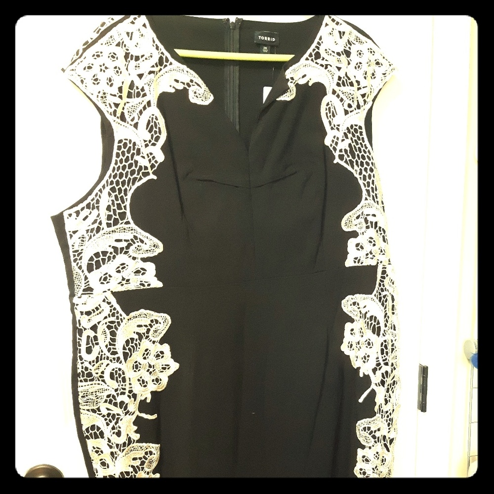 Lacy bodycon dress